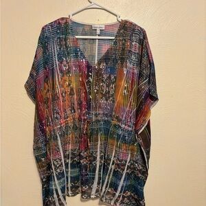 Fashion Bug Colorful Women's Tunic Top